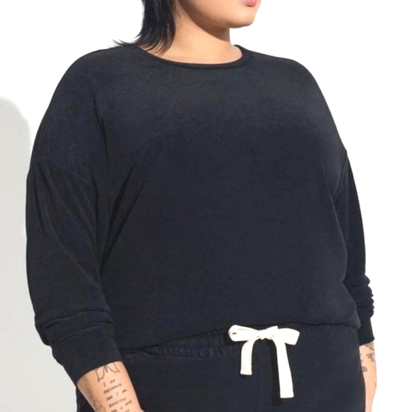 ❤️NWT VINTAGE TORRID DOLMAN SWEATSHIRT - TERRY BEACH COVER LIGHTWEIGHT PLUS SIZE - Picture 3 of 11